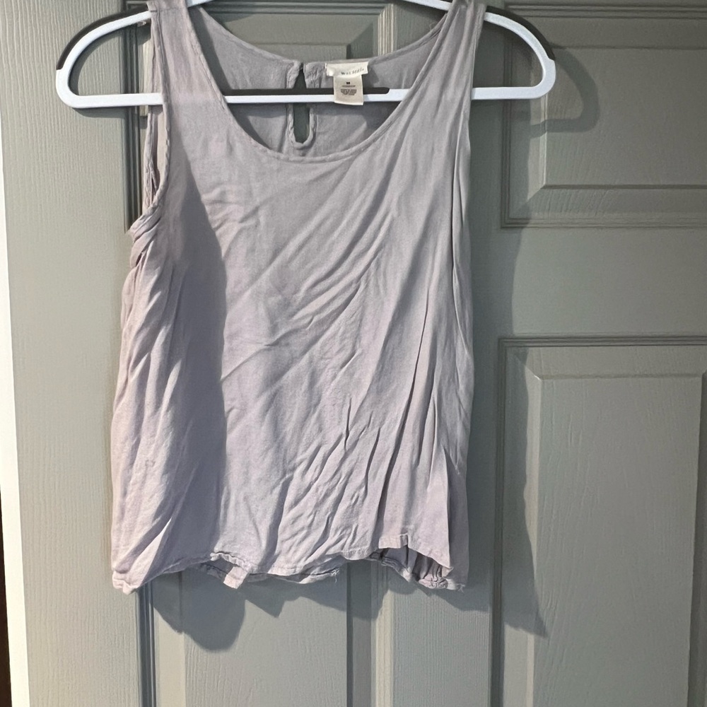 Women's Gray Sleeveless Crop Top